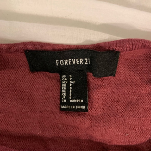 Forever21 pink crop top - Picture 2 of 3
